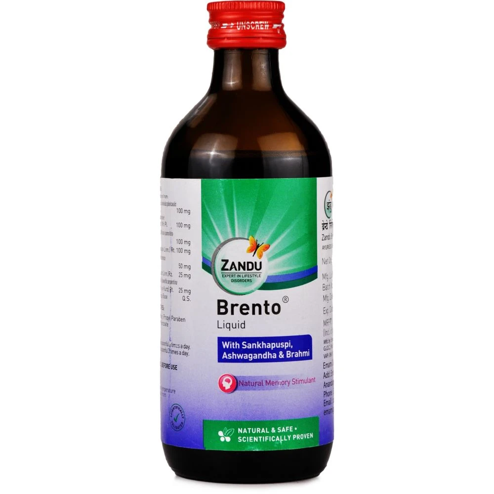 Zandu Brento Syrup (200ml) Zandu Brento Syrup (200ml)