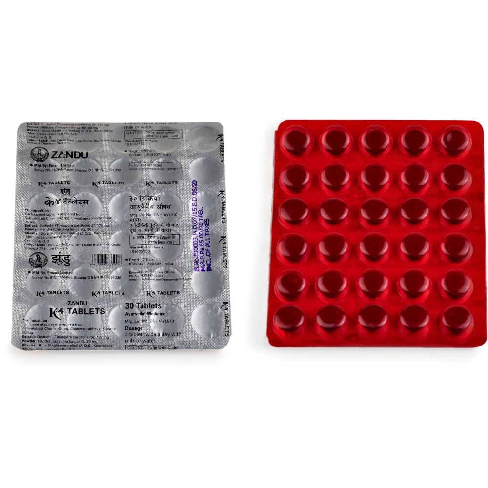 Zandu K4 Tablet (30tab) Zandu K4 Tablet (30tab)
