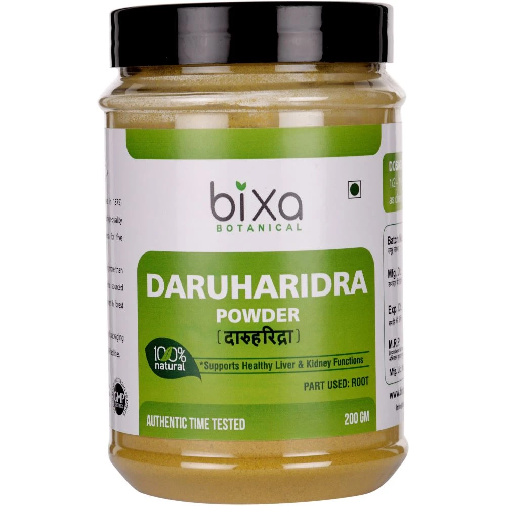 Bixa Botanical Daruharidra Root Powder Berberis Aristata (200g)