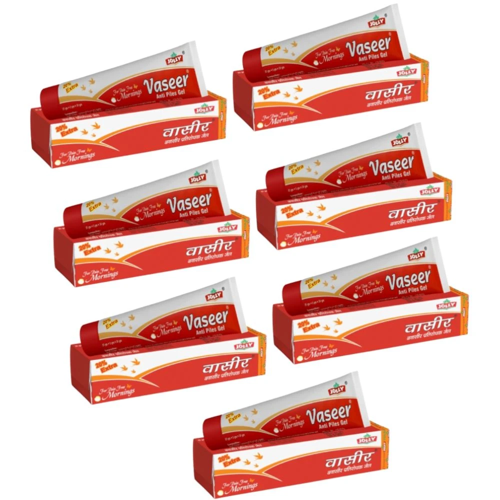Jolly Vaseer Anti Piles Gel (30g, Pack of 6)