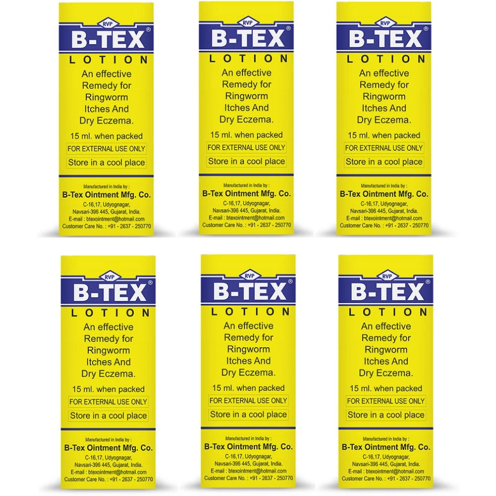 B Tex Lotion (15ml, Pack of 6) B Tex Lotion (15ml, Pack of 6)
