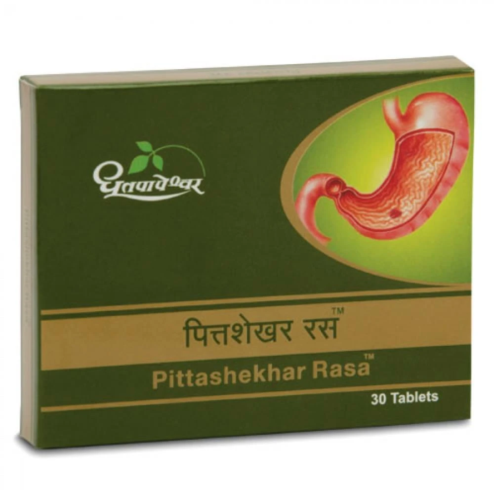 Dhootapapeshwar Pittashekhar Rasa (30tab) Dhootapapeshwar Pittashekhar Rasa (30tab)