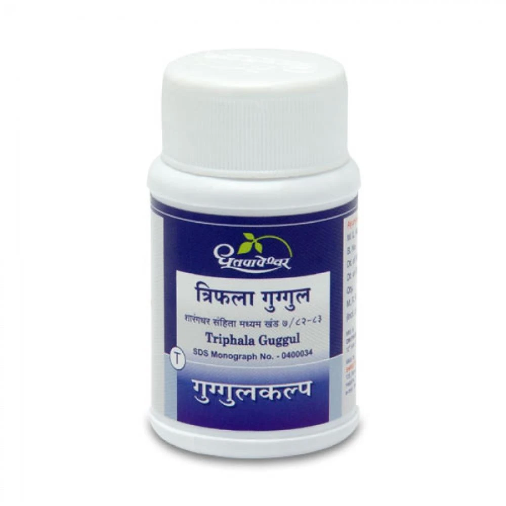 Dhootapapeshwar Triphala Guggul (60tab) Dhootapapeshwar Triphala Guggul (60tab)