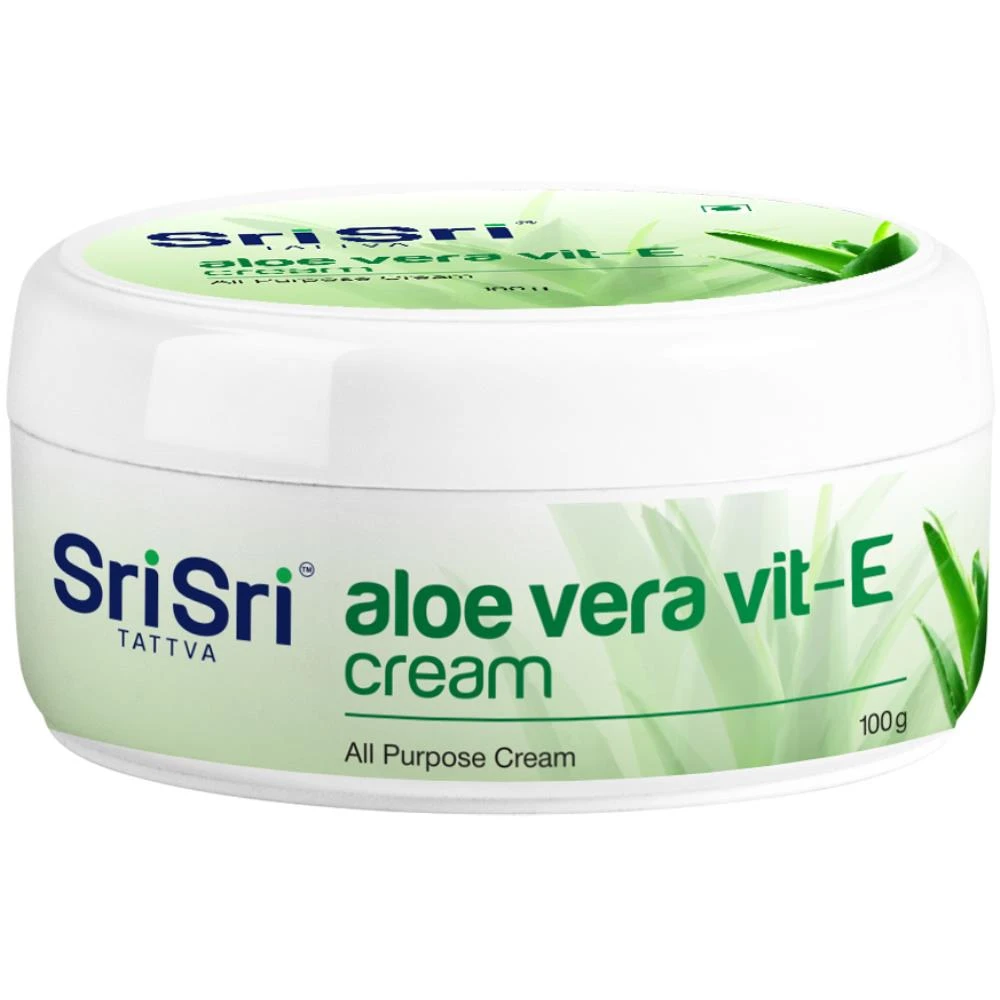 Sri Sri Tattva Aloe Vera Vit-E Cream (100g) Sri Sri Tattva Aloe Vera Vit-E Cream (100g)