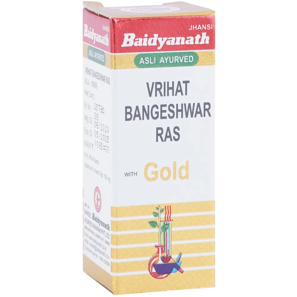 Baidyanath Vrihat Bangeshwar Ras (Swarna Moti Yukta) (25tab) Baidyanath Vrihat Bangeshwar Ras (Swarna Moti Yukta) (25tab)