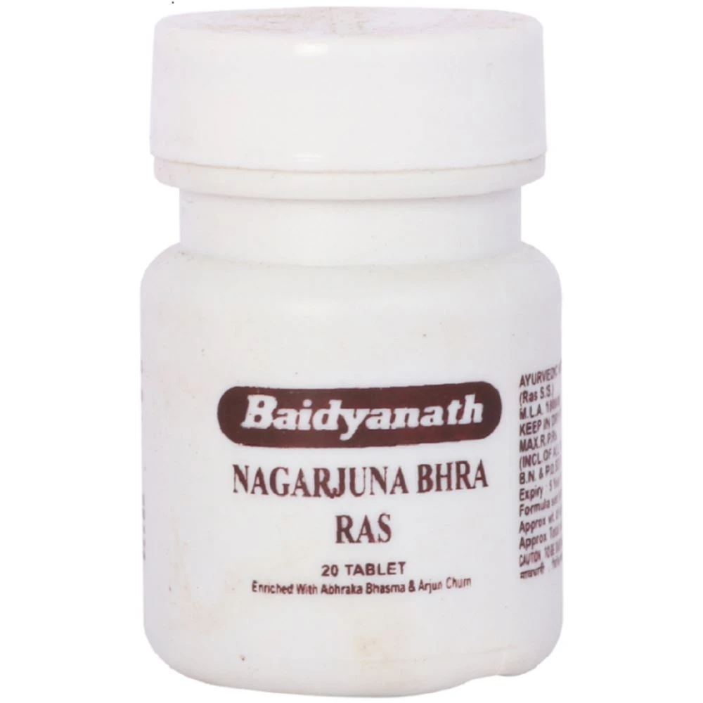 Baidyanath Nagarjunabhra Ras (20tab)