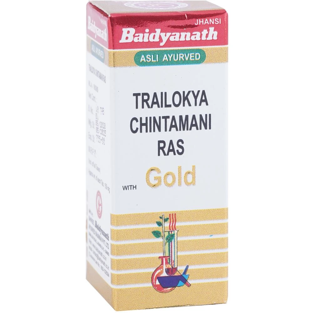 Baidyanath Trailokya Chintamani Ras (Swarna Moti Yukta) (10tab)