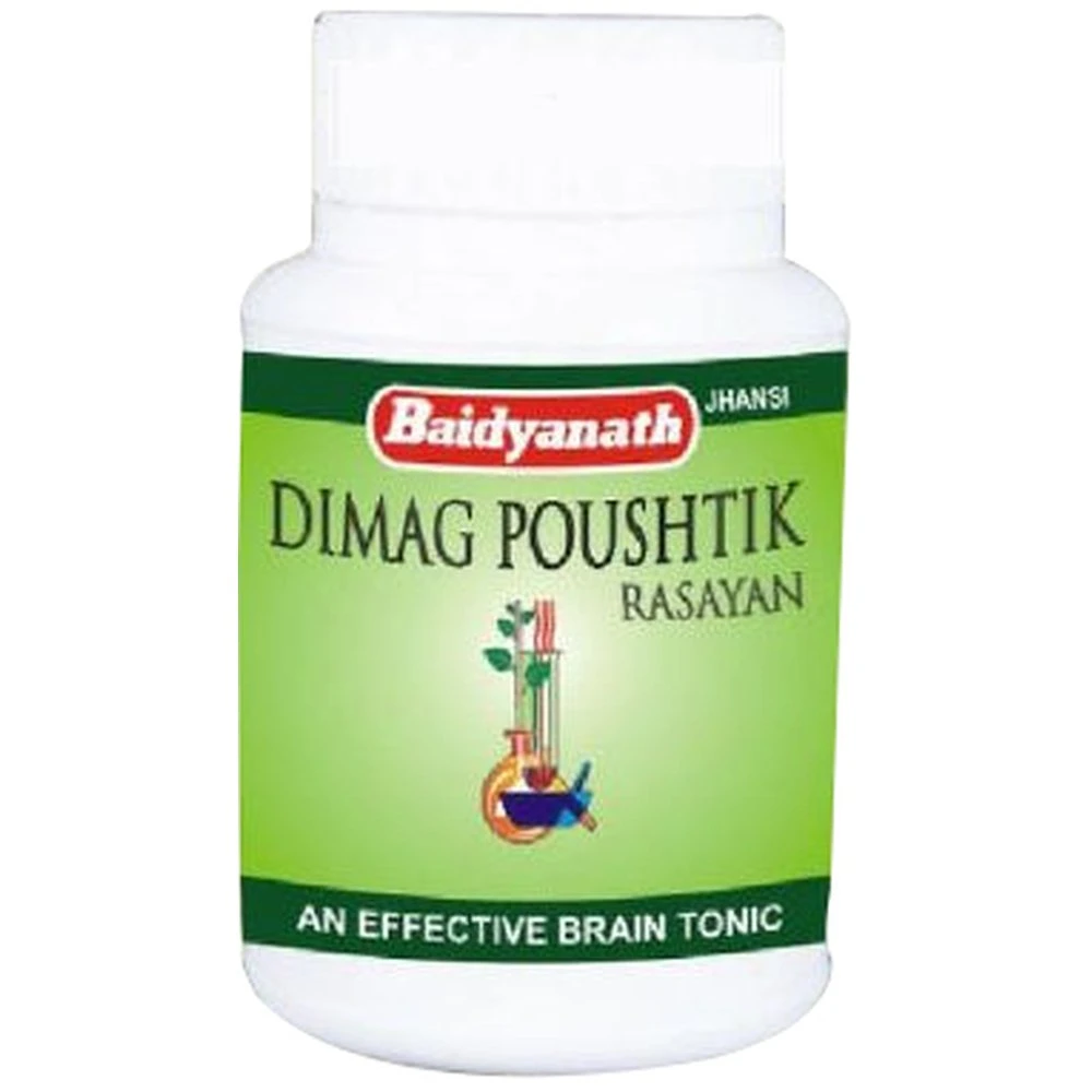 Baidyanath Dimag Paustik Rasayan Tablet (50tab) Baidyanath Dimag Paustik Rasayan Tablet (50tab)