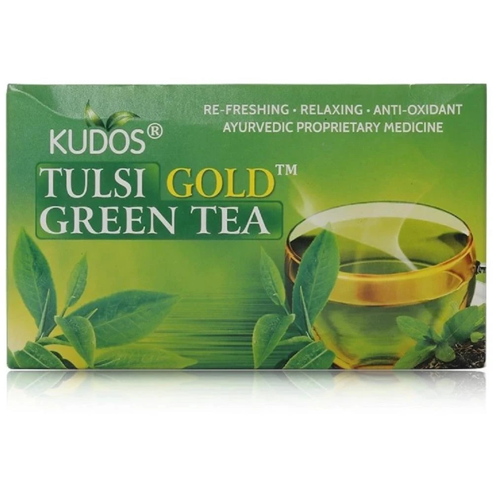 Kudos Tulsi Gold Green Teabags (25Dip)
