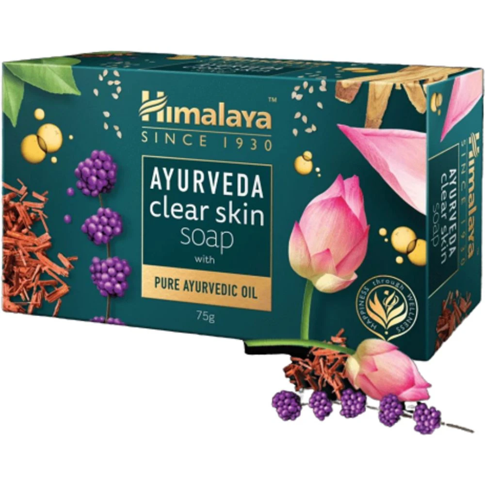 Himalaya Ayurveda Clear Skin Soap With Pure Ayurvedic Oil (75g, Pack of 2) Himalaya Ayurveda Clear Skin Soap With Pure Ayurvedic Oil (75g, Pack of 2)