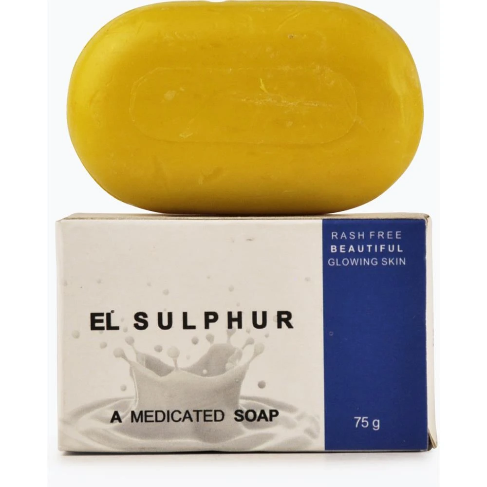 Dr. Lal Elaura Herbal El Sulphur (Medicated Soap) (75g) Dr. Lal Elaura Herbal El Sulphur (Medicated Soap) (75g)