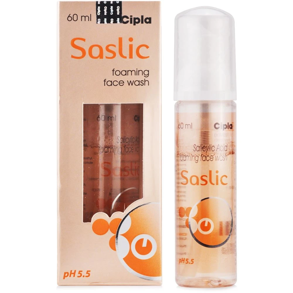 Cipla Saslic Foaming Face Wash (60ml) Cipla Saslic Foaming Face Wash (60ml)