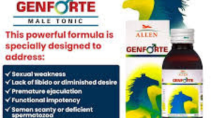 Allen Genforte Male Tonic (100ml) – Natural Homeopathic Tonic for Men’s Vitality & Stamina Allen Genforte Male Tonic (100ml) – Natural Homeopathic Tonic for Men’s Vitality & Stamina
