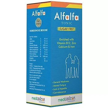 Medilexicon Alfalfa Sugar Free Tonic (500ml)