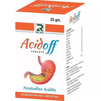 Dr Raj Acid Off Tablets (25g)