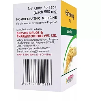 Bakson Ginseng (1X) (50tab)