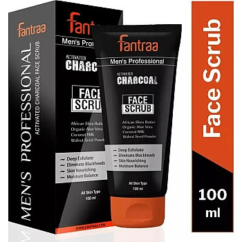 Fantraa Activated Charcoal Face Scrub (100ml)