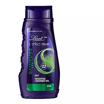 Larel Perfect Men Sensitive Aloe Shampoo & Shower Gel 2 In 1 (Made In Europe) (300ml)