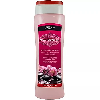 Larel Moisturizing-Soothing Creamy Shower Gel With Japanese Cherry Extrac (Made In Europe) (400ml)