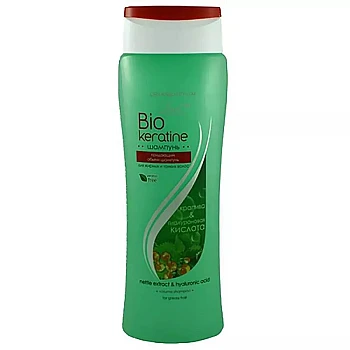 Larel Bio Keratine Shampoo With Nettle Extract And Hyaluronic Acid Or Greasy Hair(Made In Europe) (400ml)