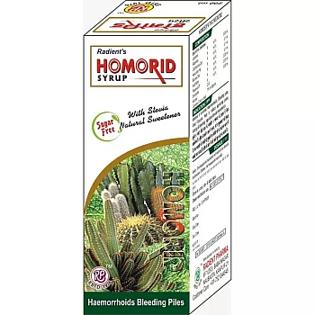 Radient Homorid Syrup (Sugar Free) (200ml)