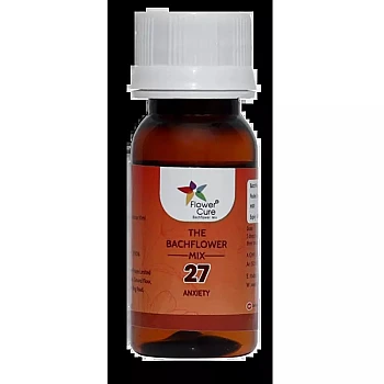 Bach Flower Mix 27 Anxiety Drop (30ml)