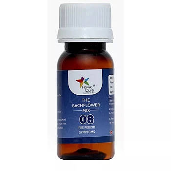 Bach Flower Mix 08 Pre-Period Symptoms Drop (30ml)