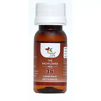 Bach Flower Mix 36 Chronic Pain In Joints Muscles Drop (30ml)