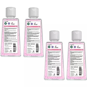 Mirah Belle Organic And Natural Hand Sanitizer (50ml, Pack of 4)
