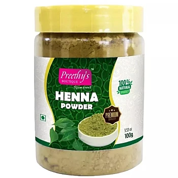 Preethy's Boutique Henna Powder Bottle (100g)