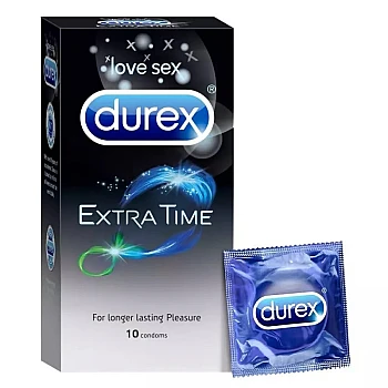 Reckitt Benckiser Durex Extra Time Condoms (10pcs)