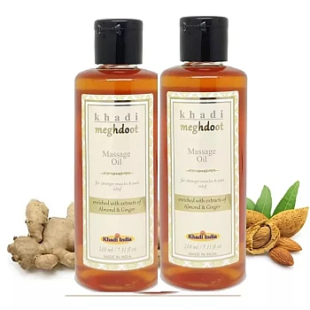 Khadi Meghdoot Massage Oil (210ml, Pack of 2)