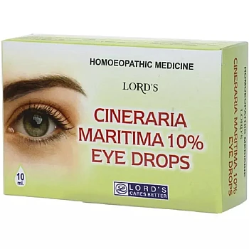 Lords Cineraria Maritima 10% EYE Drops (10ml)