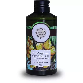 Nature's Veda Virgin Coconut Oil Cold Pressed (150ml)