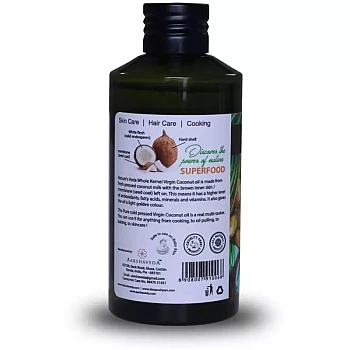 Nature's Veda Virgin Coconut Oil Cold Pressed (150ml)
