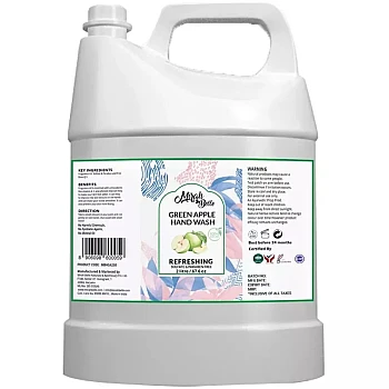 Mirah Belle Green Apple Hand Wash Can Fda Approved Bulk Pack For Refill (2000ml)