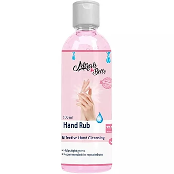 Mirah Belle Hand Cleanser Sanitizer Gel Sulfate And Paraben Free Hand Rub (100ml)