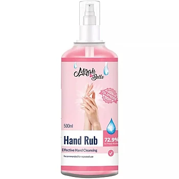 Mirah Belle Hand Cleanser Sanitizer Spray Sulfate And Paraben Free Hand Rub (500ml)