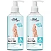 Mirah Belle Tea Tree Aloe Vera Hand Rub Sanitizer (1000ml, Pack of 2)