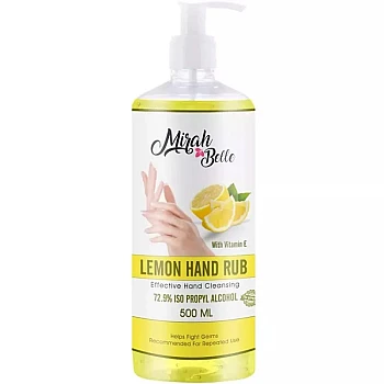 Mirah Belle Lemon Hand Rub Sanitizer (500ml)