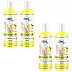 Mirah Belle Lemon Hand Rub Sanitizer (200ml, Pack of 4)