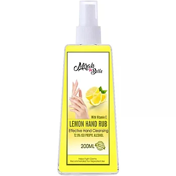 Mirah Belle Lemon Hand Rub Sanitizer Spray (200ml)