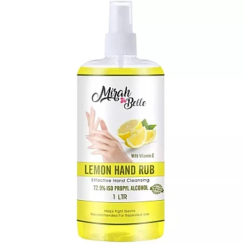 Mirah Belle Lemon Hand Rub Sanitizer Spray (1000ml)