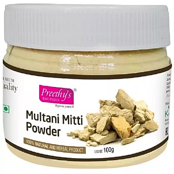 Preethy's Boutique Premium Quality Multani Mitti Powder (100g)