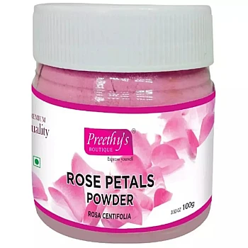 Preethy's Boutique Premium Quality Rose Petal Powder (100g)
