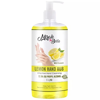 Mirah Belle Lemon Hand Rub Sanitizer (1000ml)