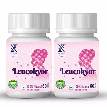 Xovak Pharma Tech Leucokyor Tablets (60tab, Pack of 2)