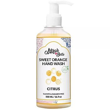 Mirah Belle Sweet Orange Hand Wash (500ml)