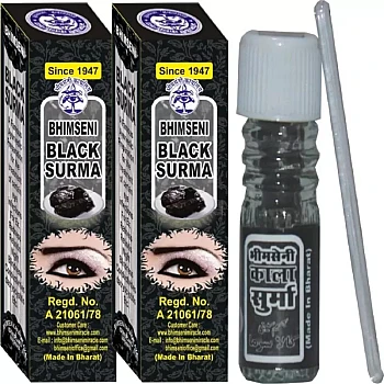 Bhimseni Black Surma (1.5g, Pack of 2)