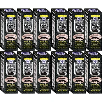Bhimseni Black Surma (1.5g, Pack of 12)